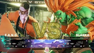 SFV todoro (fang) vs mantis879 (blanka,dictator)