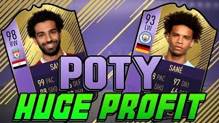 HUGE POTY PROFIT! | FIFA 18 TRADING TIPS! | FIFA 18 ULTIMATE TEAM