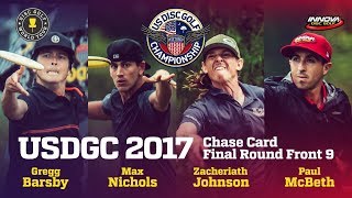 USDGC 2017 Final Round Chase Card Front 9