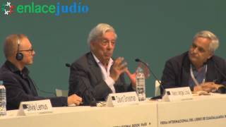 Enlace Judío - Debate entre Mario Vargas Llosa y David Grossman en la FIL 2013
