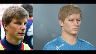 PES 2019 Andrei Arshavin face build + stats (classic Zenit, Arsenal)