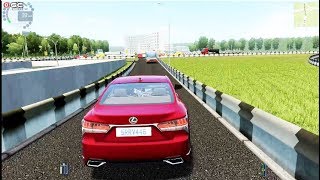 City Car Driving Simulator "Lexus LS500" Traffic Fast Driver Games FHD #9