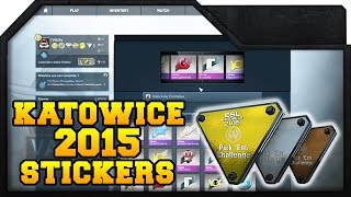 CS:GO - ESL One Katowice 2015 Sticker Unboxing + Pick'Em Challenge Predictions
