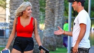 20 min of Funniest Pick up Lines on Girls - Try not to laugh Challenge!