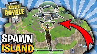 Glitching on The Spawn Island [Glider Glitch] Fortnite