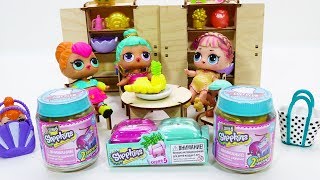 Куклы лол и сюрпризы Шопкинс. Куклы лол открывают сюрпризы с игрушками шопкинс. ИДК