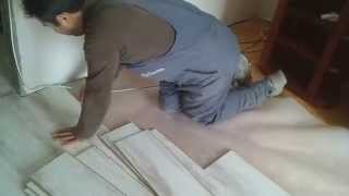 Laminat Parke  Nasıl Hızlı Uygulanır !  " Recai Usta 0535 340 36 74 "YouTube