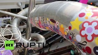 В ТЦ Шанхая 54-метровая горка заменила лифт и эскалатор
