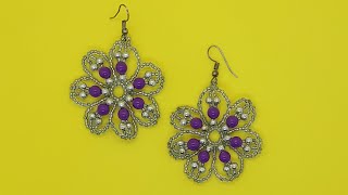 Серьги из бисера? "Нежный цветок"/Earrings from beads "Delicate Flower"