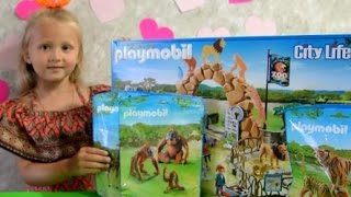 Конструктор Плеймобил Зоопарк.Открываем.Собираем.Играем.Playmobil.
