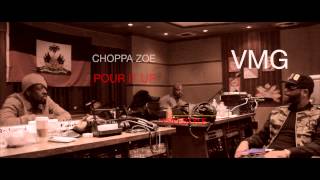 Choppa Zoe - Road To Zoe of Zoe's Vlog 1 In Studio session With Wyclef / pour it up freestyle