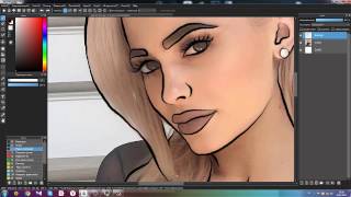 Art в MediBang Paint Pro\ Drawing girl