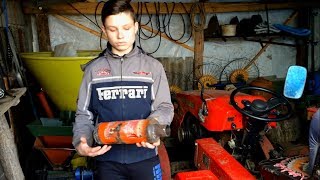 НОВЫЕ ШИНЫ / Доработки мототрактора / Генератор от МТЗ