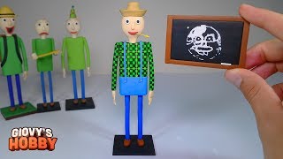 Farmer Baldi + New Character ➤ Polymer clay Tutorial ★ Baldi's Basics New Update