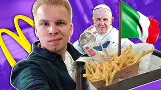Что едят в Макдональдс в Ватикане / ЧТО ЕСТ ПАПА ?