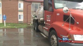 Cleanup of sewage in apartment basement