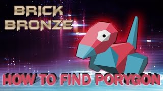 Roblox: Pokemon Brick Bronze - HOW TO FIND PORYGON!