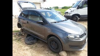 Замена задних тормозных колодок и цилиндров VW Polo