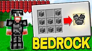 CRAFTING BEDROCK ARMOR IN MINECRAFT! *legit*
