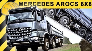 Mercedes-Benz Arocs Kipper 8x8 Offroad LKW Test im Steinbruch & Vorstellung im Detail