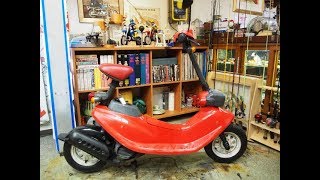 ホンダ90'ズーク50(スパークリングレッドR-127)AF26始動テストP8052863