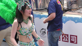 【4K】　神戸まつり2017　サンバ　一番輝いていたダンサー samba