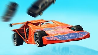 ЧИТЕРСКИЕ ГОНКИ НА МАШИНЕ РАМПЕ В GTA 5 ONLINE