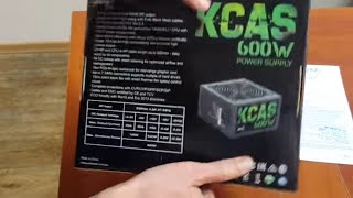 Распаковка Aerocool KCAS-600 600W  из rozetka  Блок питания Aerocool