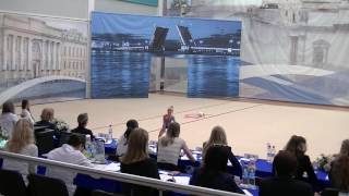 Соревнования по художественной гимнастике Алые Паруса 2017 Анастасия Григорьева 6 лет. "Кнопочка"