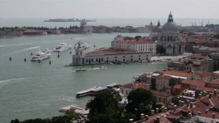 View from the bell tower in St Mark's Square, Venice
