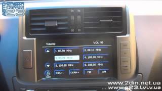Штатная магнитола для Toyota Land Cruiser Prado 150. Прошивка GPS навигации.