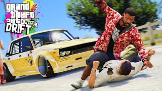 ДРИФТ В GTA 5 - ТЮНИНГОВАНЫЙ ВАЗ 2105. ДРАКА С ОХРАНОЙ. РАЗБОРКИ НА ДОРОГЕ.