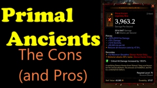 Diablo 3 Primal Ancient Items - The Cons and Pros - Patch 2.5.0