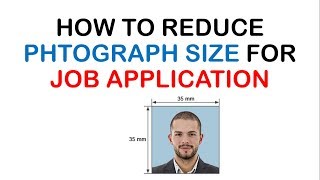 how to resize photo for RRB 2019 | how to edit photo for railway