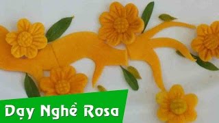 Tỉa rau củ: mẫu  hoa Mai