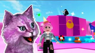 Я играла с Кошкой Ланой или с фейком, кто знает? Обожаю Roblox, а ты?