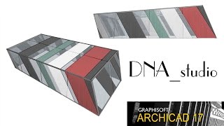 Archicad 17.Навесная стена