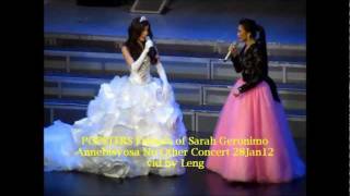 Sarah Geronimo & Anne Curtis - IDontWannaMissAThing @ Annebisyosa 01.28.12