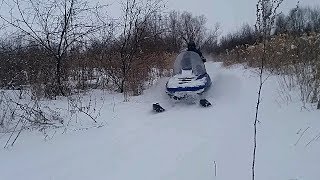покатушки на снегоходе рысь 2017