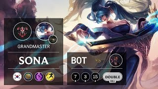 Sona Bot vs Lucian - KR Grandmaster Patch 9.13