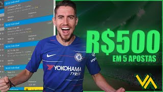 MAIS DE 500 REAIS DE LUCRO AO VIVO COM ESSAS ESTRATÉGIAS - Apostas Desportivas