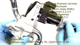 Разъём клапана ЕГР Пежо Боксер, Ситроен Джампер , Форд Транзит