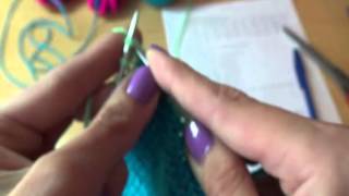 Вязание пинеток спицами Шаг 5 / / Knitting bootees spokes Step 5