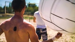 Top Gun Volleyball Scene Parody