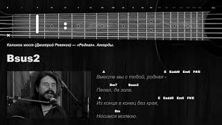 Калинов мост (Дмитрий Ревякин) — «Родная». Аккорды