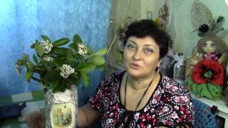 Ваза из стеклянной банки своими руками ХоббиМаркет
