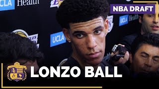 Lakers Workout UCLA's Lonzo Ball (FULL INTERVIEW)