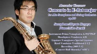 Concerto for Alto Saxophone and String Orchestra(Alexander Glazunov)