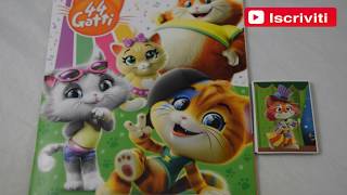 44 Gatti album di figurine unboxing CeLoMiManca