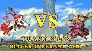 Fire Emblem Heroes - Titania vs Oliver Infernal GHB (True Solo)